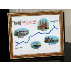 Framed cross stitch